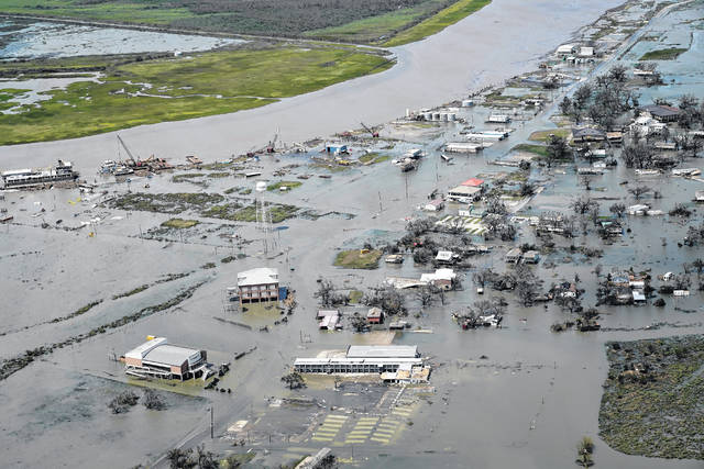 Laura thrashes Louisiana, but damage is less than predicted