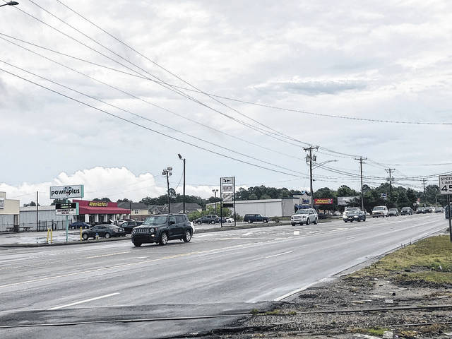
			
				                                Heavy clouds hang low over Lumberton on Thursday, a day during which about one-quarter inch of rain fell on the city by about 6 p.m. But, the rain will not be enough to break the drought in Robeson County.
                                 Jessica Horne | The Robesonian

			
		