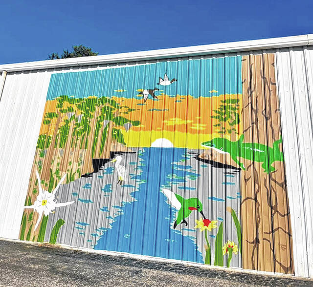 
			
				                                The flora and fauna of Robeson County is captured in the mural now on display at the Robeson County Church and Community Center’s Home Store. The mural was painted by recent Robeson Early College graduate Arizona Carter.
 
			
		
