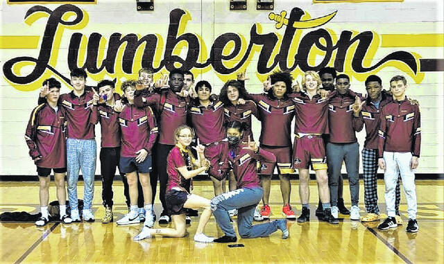 Lumberton wrestling wins conference title