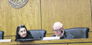 
			
				                                Pembroke Council members Theresa Locklear and Larry McNeill approved the purchase of two used fire trucks for the Fire Department’s fleet during Monday’s town business meeting.
 
			
		