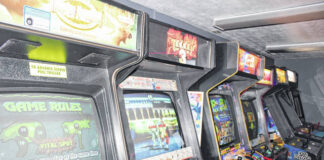 
			
				                                Retro City Arcade in Pembroke has about 25 classic arcade machines on hand with a wide range of games like Mortal Kombat, 3rd Strike, Jambo! Safari!, Point Blank, and Daytona USA.
 
			
		
