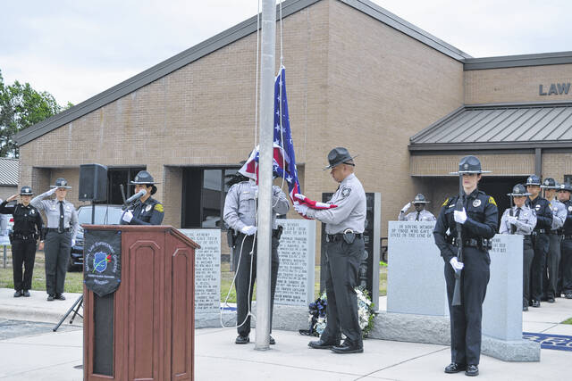 <p>Fallen law enforcement officers were honored during the Robeson County Executive Law Enforcement Officers’ Association’s 30th Annual Law Enforcement Memorial Ceremony held Thursday at Robeson Community College.</p>
                                 <p>Courtesy photo | Cheryl Hemric</p>