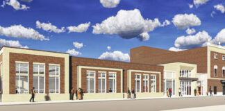 
			
				                                Shown is a rendering of the exterior of the annex facility to append to the Carolina Civic Center Historical Theater. The nonprofit foundation that manages the theaters has secured more than $1.9 million to fund the construction of the annex.
 
			
		