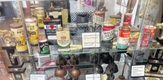 
			
				                                A display case full of memorabilia related to cars, gas and driving can be viewed at the Robeson County History Museum in its new exhibit Petrol and Automobilia.
 
			
		