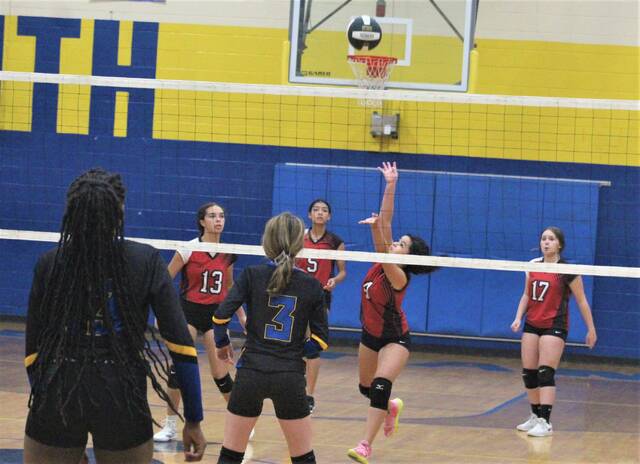 South Robeson wins county middle school volleyball championship ...