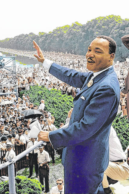 Dr Martin Luther King, Jr: I Have a Dream Reproduction on Pa