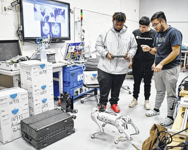 
			
				                                Students in Robeson Community College’s Mechatronics program.
                                 Courtesy photo | Robeson Community College

			
		