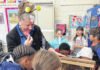 
			
				                                Christy Locklear of RCC teaching children about the importance of bees.
                                 Courtesy photo | Robeson Community College

			
		