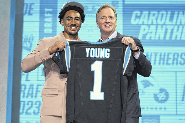 NFL Draft 2023: Bryce Young, first-round draft pick, arrives to try to lead  Panthers to first Super Bowl win