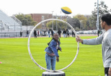 
			
				                                About 70 local high school students enjoyed the Sports Empowerment event at Grace P. Johnson Stadium Monday. The annual event invites students with disabilities to UNCP to participate in a mini sports camp, building skills in football, soccer and baseball.
                                 Courtesy UNCP

			
		