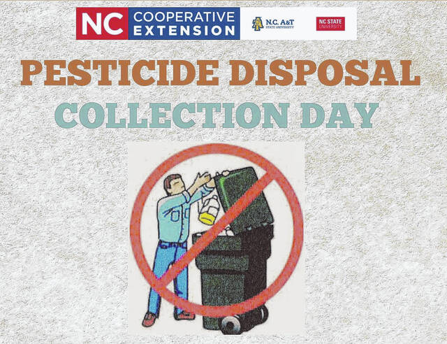 Robeson residents can dispose of pesticides on April 19