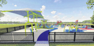 
			
				                                New renderings show the expanded scope of the Kiwanis Club of Robeson-Lumberton’s inclusive playground project after the club exceeded its fundraising goal, allowing for a larger playground with additional equipment to be built.
                                 Image courtesy of Kiwanis of Robeson-Lumberton

			
		