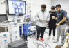 
			
				                                Students in Robeson Community College’s Mechatronics program learn a variety of things, including how to use the robot dog that arrived last summer.
                                 Photo courtesy RCC

			
		