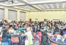 
			
				                                Hundreds of people fill a conference center at Charlotte’s Friendship Missionary Baptist Church. Attendees included physicians, nurses, doulas, birthing educators, community members and more.
                                 Courtesy of Michelle Murchison Photography

			
		