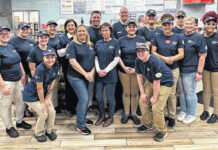 
			
				                                UNC Health Southeastern Foundation officials stand with Jersey Mike’s staff at the completion of the resaurant’s fundraising drive for the UNC Health Southeastern Foundation. The restaurant raised more than $14,000 for the foundation.
                                 Courtesy photo from UNC Health Southeastern

			
		
