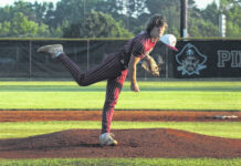 
			
				                                Lumberton’s J.T. Hepler throws a pitch during Monday’s game against Cape Fear.
                                 Chris Stiles | The Robesonian

			
		