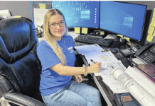 
			
				                                Maryellen Meaut works at her parents’ company, Mike’s Heating and Air and Electrical, while taking online classes to complete her degree in accounting at Robeson Community College. She will graduate in May with an associate degree.
 
			
		