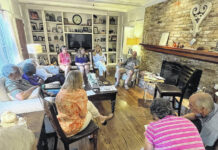 
			
				                                A group of 11 people meet Monday in Fairmont to talk about their disapproval of a proposed affordable housing apartment complex to be built in their neighborhood. The town board has approved its construction on Church Street.
                                 Michael Futch | The Robesonian

			
		