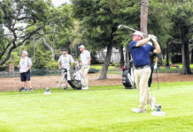 
			
				                                William McGirt hits his tee shot on the ninth hole during the second round of the Myrtle Beach Classic Friday in Myrtle Beach, S.C. McGirt birdied the final two holes to make the cut.
                                 Chris Stiles | The Robesonian

			
		