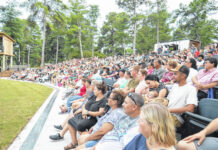 
			
				                                Crowds turn out for the legendary play, “Strike at the Wind!” which chronicles the life of Henry Berry Lowrie. The play continues with shows scheduled July 25-27. The amphitheater has undergone significant upgrades, including new stadium seating, walkways, lighting and a stage.
 
			
		